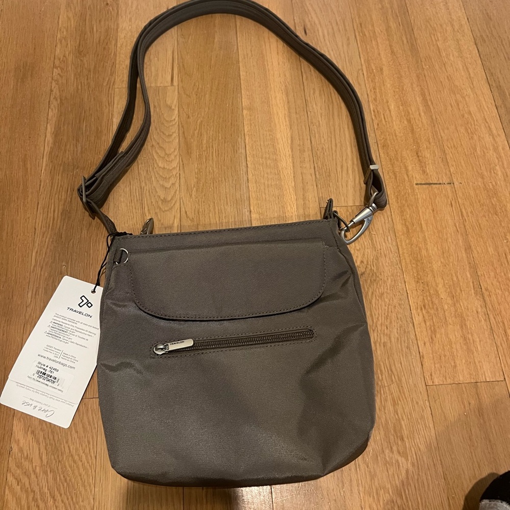 Travelon Gray Anti-Theft Security Bag